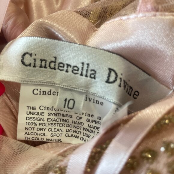 Glamorous Blush Maxi Dress with Feather Accents - Picture 10 of 10